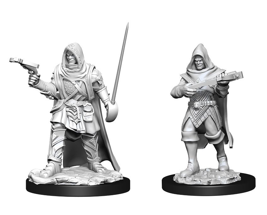 Pathfinder Battles Deep Cuts Unpainted Miniatures: Human Male Rogue (90168) Miniatures WizKids   