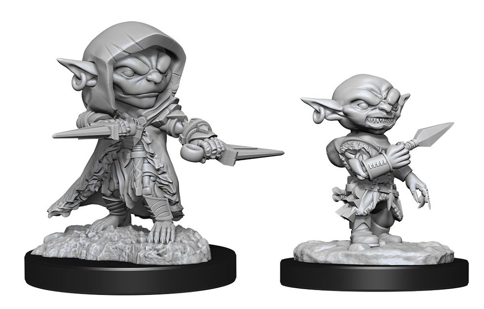 Pathfinder Battles Deep Cuts Unpainted Miniatures: Goblin Male Rogue (90170) Miniatures WizKids   