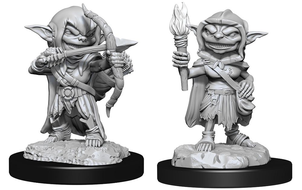 Pathfinder Battles Deep Cuts Unpainted Miniatures: Goblin Female Rogue (90171) Miniatures WizKids   