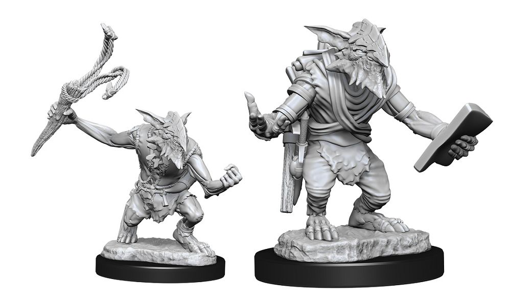 Magic the Gathering Unpainted Miniatures: Goblin Guide & Goblin Bushwacker (90180) Miniatures WizKids   
