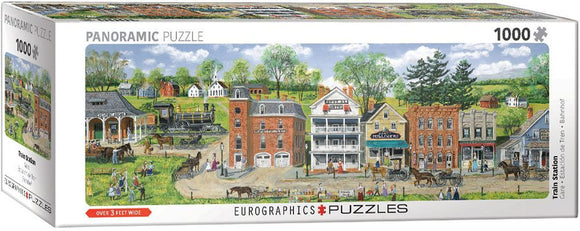 Train Station 1000pc Puzzle  Common Ground Games   
