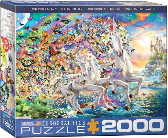 Unicorn Fantasy 2000pc Puzzle  Common Ground Games   