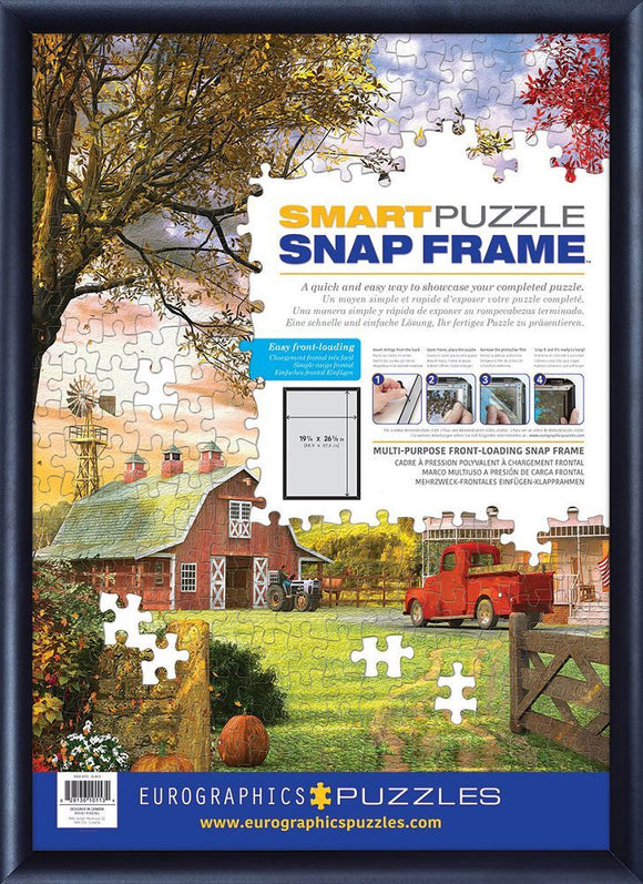 Smart Puzzle Snap Frame - Black  Common Ground Games   