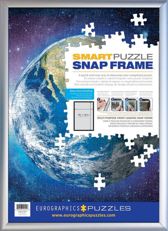 Smart Puzzle Snap Frame - Silver  Common Ground Games   