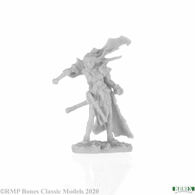 Reaper Miniatures Bones Talnyth, Female Elf Barbarian (77740) Miniatures Reaper Miniatures   