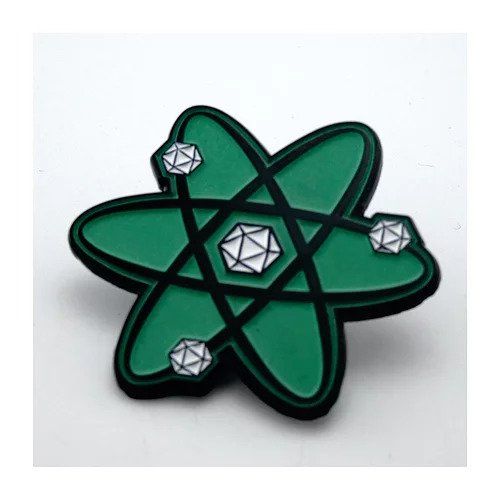 Atomic D20 Pin  Common Ground Games   