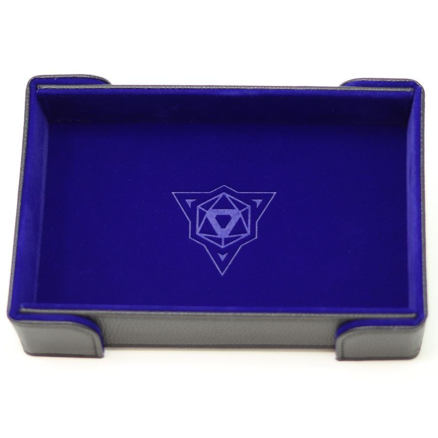 Die Hard Dice Magnetic Rectangle Dice Tray w/ Blue Velvet Dice Die Hard Dice
