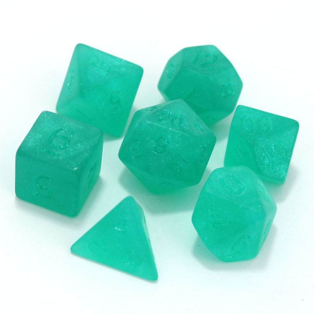 Die Hard Dice 7ct Polyhedral Project Dice Set - Frosted Haruko Dice Die Hard Dice