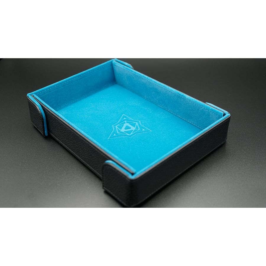 Die Hard Dice Magnetic Rectangle Dice Tray w/ Teal Velvet Dice Die Hard Dice