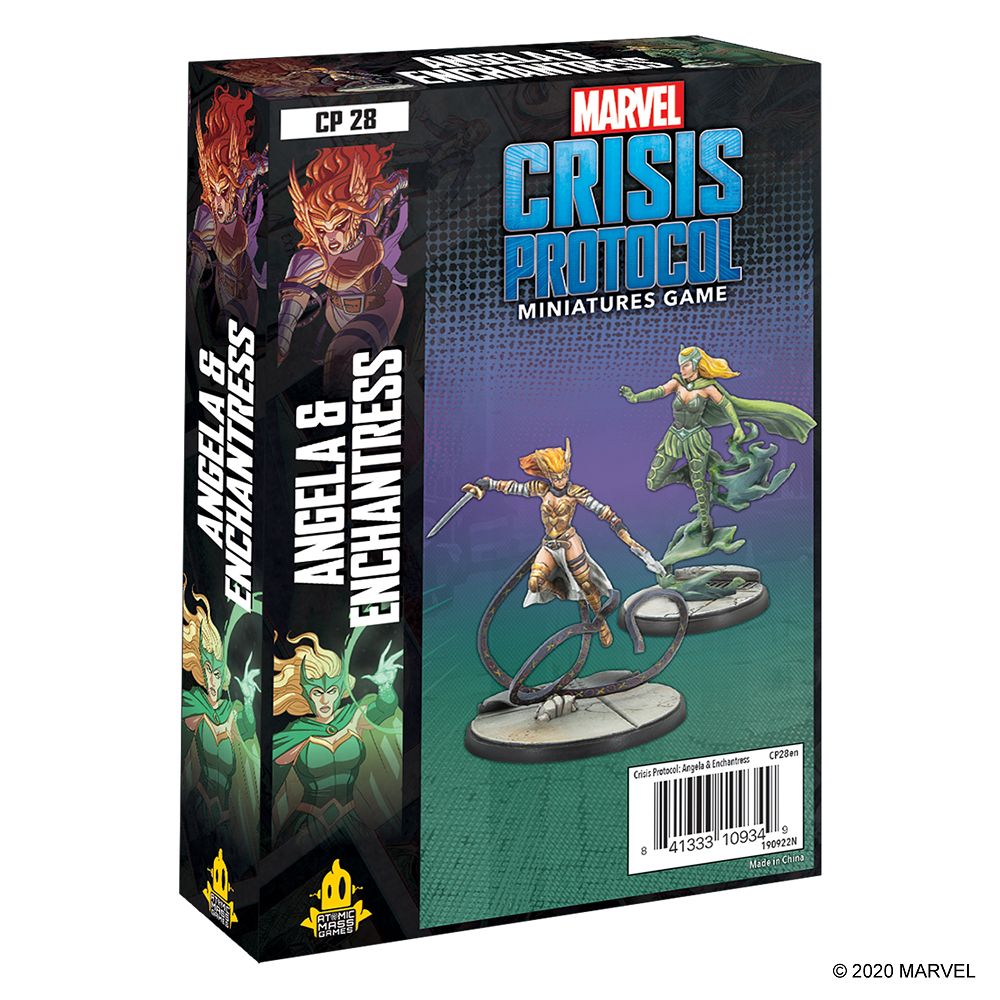 Marvel Crisis Protocol Angela & Enchantress Miniatures Atomic Mass Games   