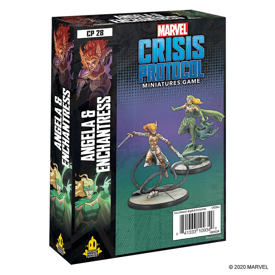 Marvel Crisis Protocol Angela & Enchantress Miniatures Atomic Mass Games   