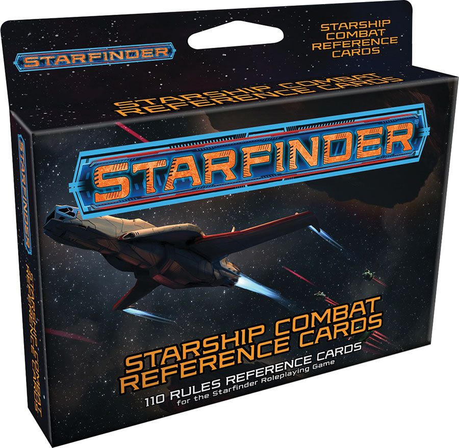 Starfinder Starship Combat Reference Cards Supplies Paizo