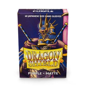 Dragon Shield Matte Japanese Size Sleeves 60ct Purple (11109) Supplies Arcane Tinmen   