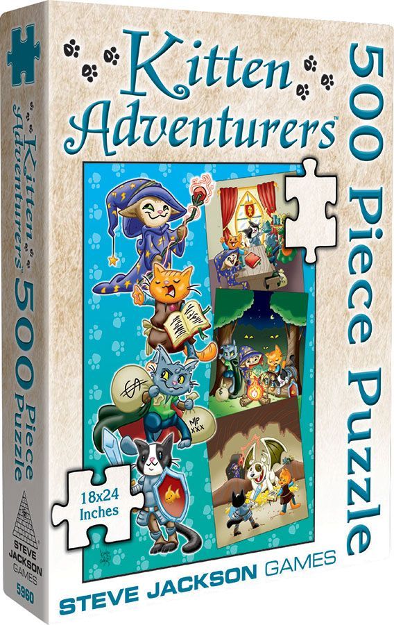 Kitten Adventurers 500pc  Steve Jackson Games   