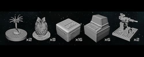 Aliens: 3D Gaming Set Board Games Gale Force Nine