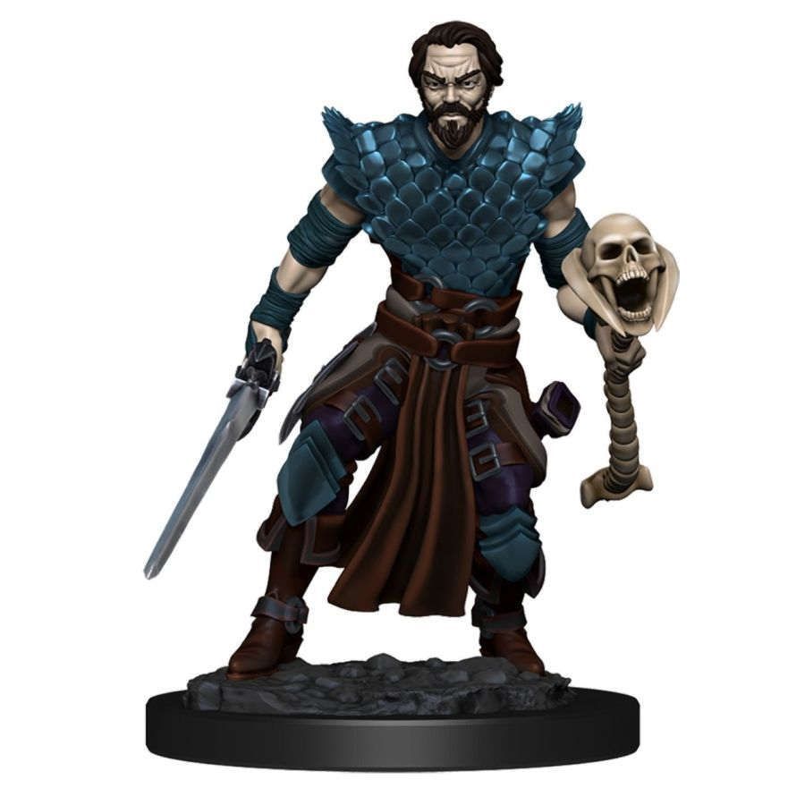 D&D Icons of the Realms Premium Figures: Male Human Warlock (93024) Miniatures WizKids