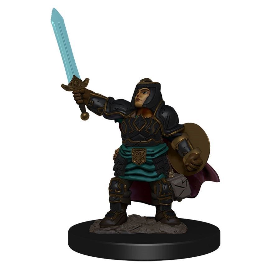D&D Icons of the Realms Premium Figures: Female Dwarf Paladin (93027) Miniatures WizKids   