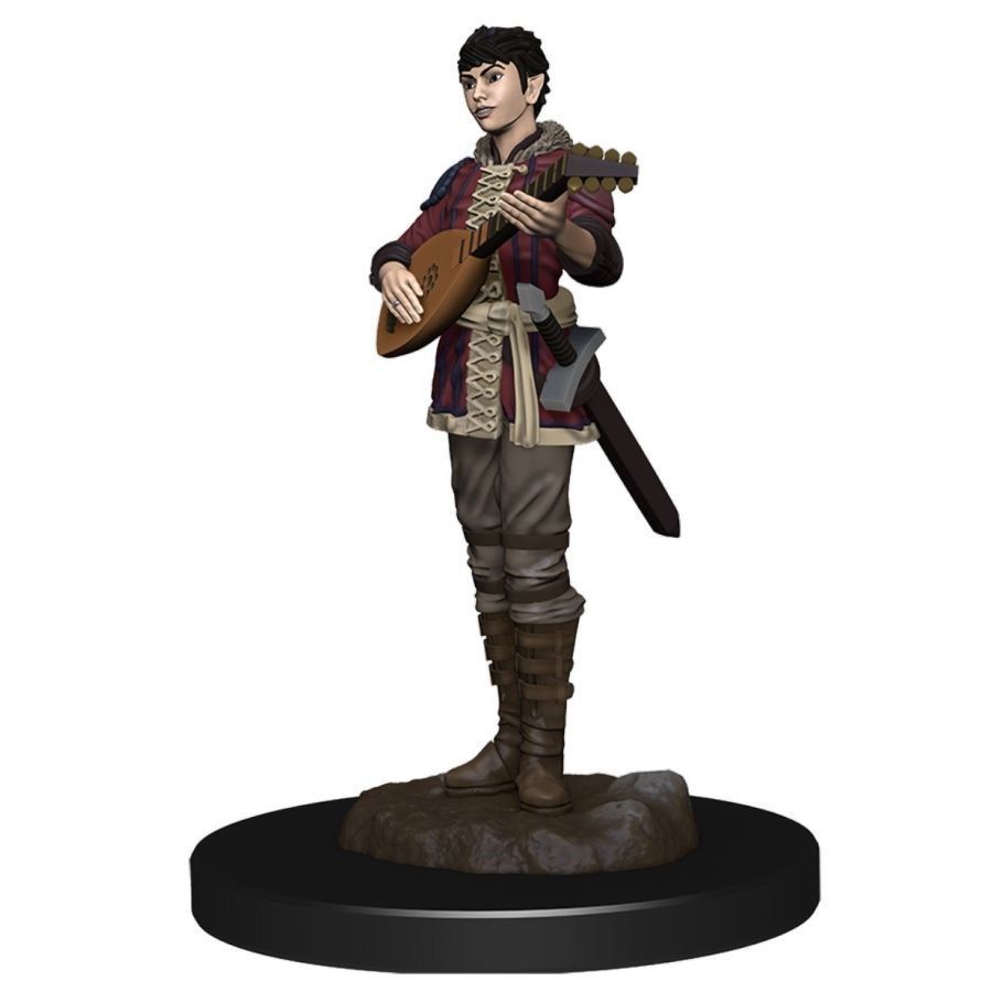D&D Icons of the Realms Premium Figures: Female Half-Elf Bard (93028) Miniatures WizKids