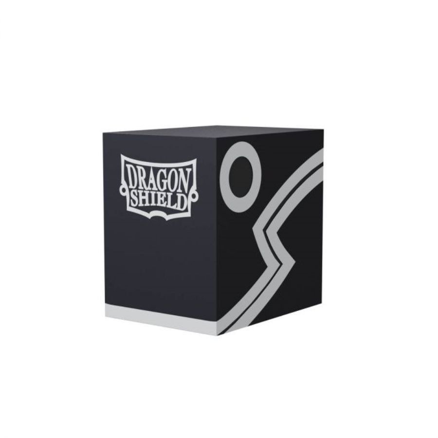 Dragon Shield Double Shell Deck Box Black/Black (30602) Supplies Arcane Tinmen   