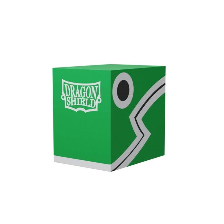 Dragon Shield Double Shell Deck Box Green/Black (30604) Supplies Arcane Tinmen   