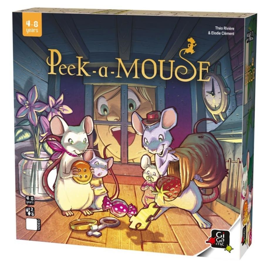 Peek A Mouse Board Games Gigamic