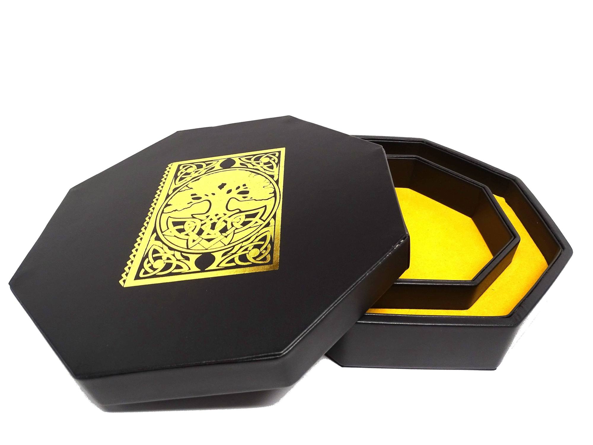 Easy Roller Spell Book Dice Tray With Dice Staging Area and Lid Dice Easy Roller Dice