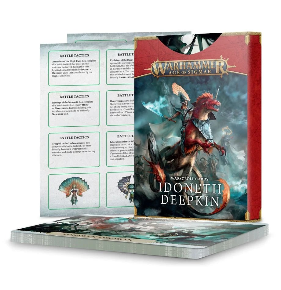 Age of Sigmar Idoneth Deepkin: Warscroll Cards (older) Miniatures Candidate For Deletion