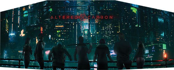 Altered Carbon RPG GM Screen Role Playing Games Renegade Game Studios   
