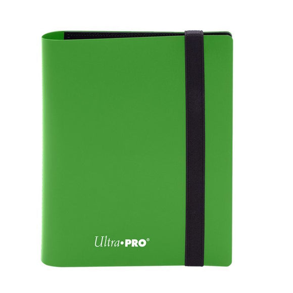 Ultra Pro Eclipse 2-Pocket PRO Binder Lime Green (15369) Supplies Ultra Pro   