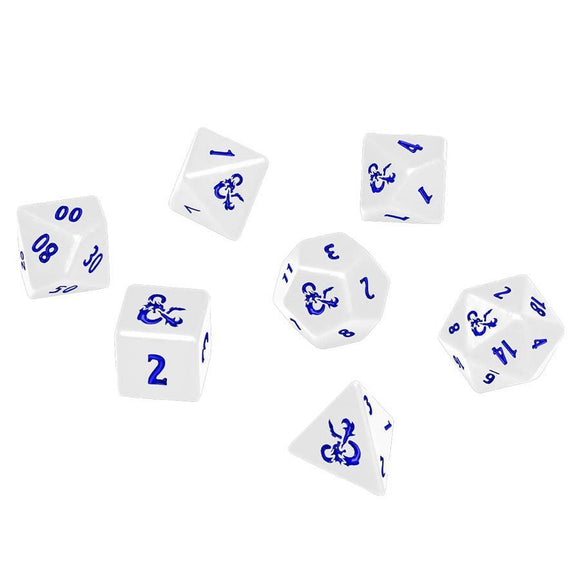 Ultra Pro D&D Icewind Dale Heavy Metal 7ct Polyhedral Dice Set (18355)  Ultra Pro   