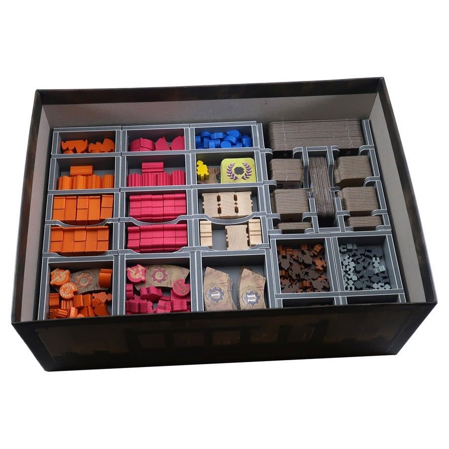 Folded Space Box Insert Barrage & Leeghwater Project Expansion Board Game Organization Folded Space