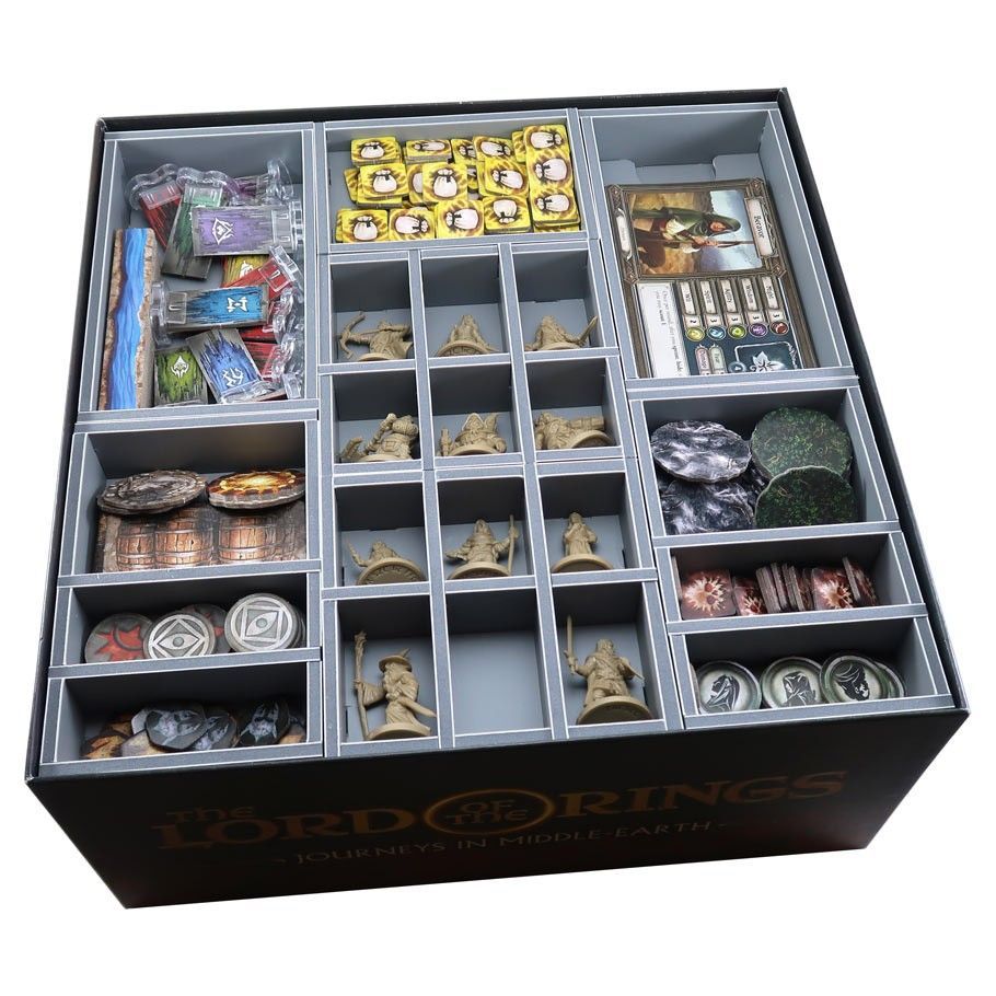 Folded Space Box Insert Journeys in Middle-Earth & Expansions Board Game Organization Folded Space