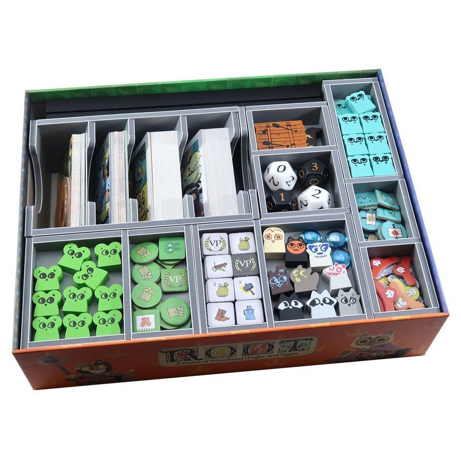 Folded Space Box Insert Root & Expansions Board Game Organization Folded Space