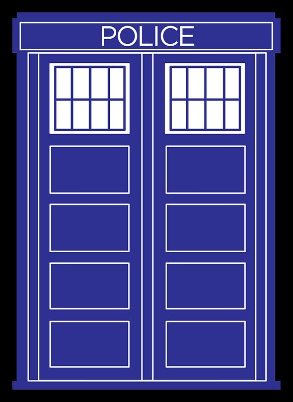 Legion 50ct Standard Card Sleeves Police Box Black Border Supplies Legion Supplies   