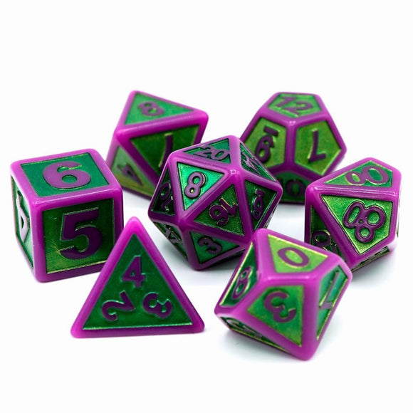 Die Hard Dice Gorgon 7ct Polyhedral Set Dice Common Ground Games   