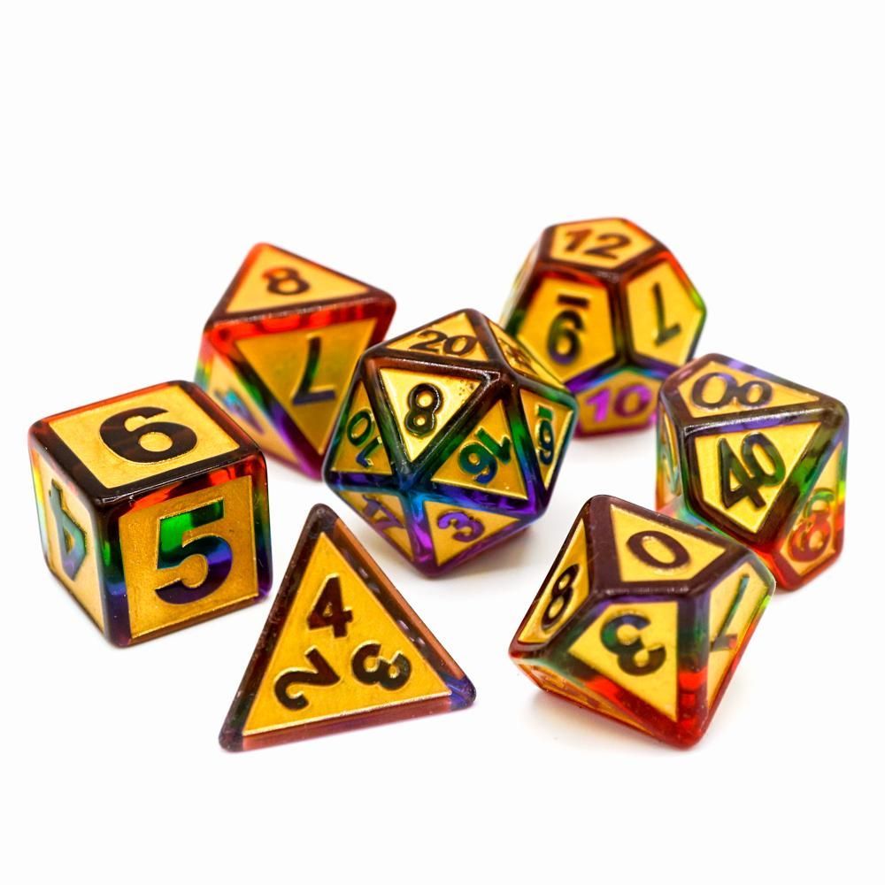 Die Hard Dice Leprechaun 7ct Polyhedral Set Dice Die Hard Dice