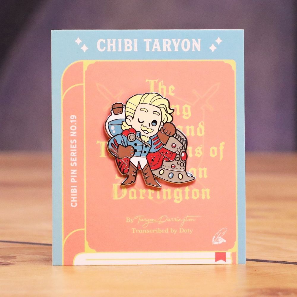 Critical Role Chibi Taryon Pin Clothing & Accessories Darrington Press   
