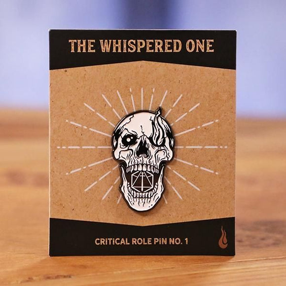 Critical Role The Whispering One Skull Pin  Darrington Press   