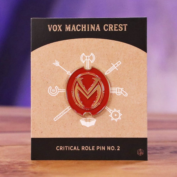 Critical Role Vox Machina Crest Pin  Darrington Press   
