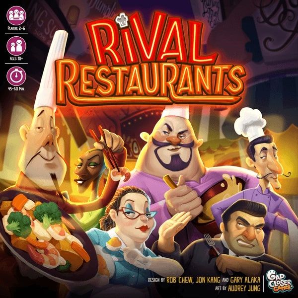 Rival Restaurants Deluxe Edition Board Games Common Ground Games Rival Restaurants DLX