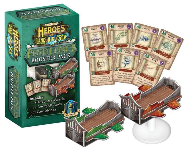 Heroes of Land, Sea, & Air Pestilence Expansion Board Games Gamelyn Games