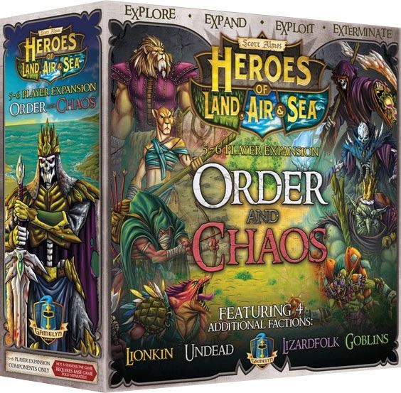 Heroes of Land, Sea, & Air Order and Chaos Expansion Board Games Gamelyn Games