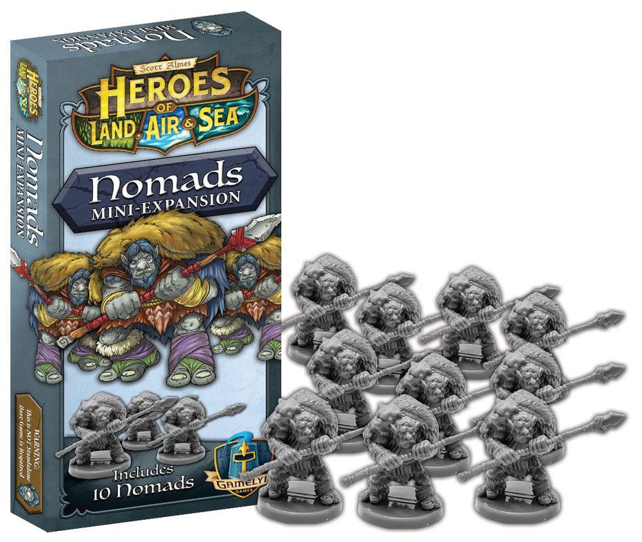 Heroes of Land, Sea, & Air Nomads Expansion Board Games Gamelyn Games