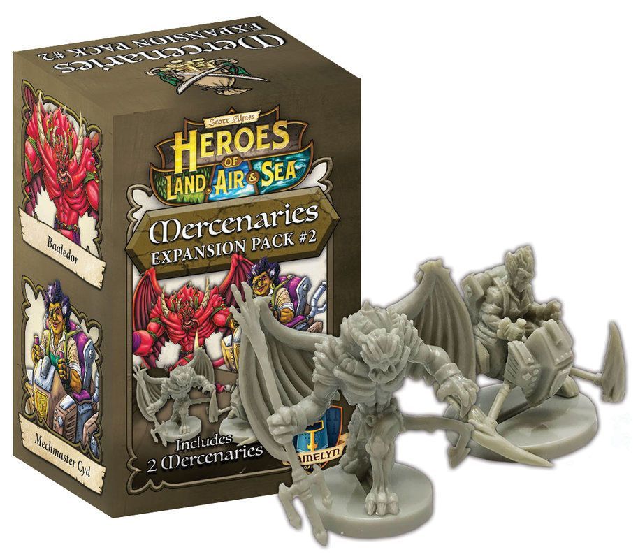 Heroes of Land, Sea, & Air Mercenaries Expansion Pack #2 Board Games Gamelyn Games
