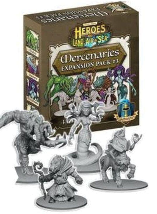 Heroes of Land, Sea, & Air Mercenaries Expansion Pack #3 Board Games Gamelyn Games