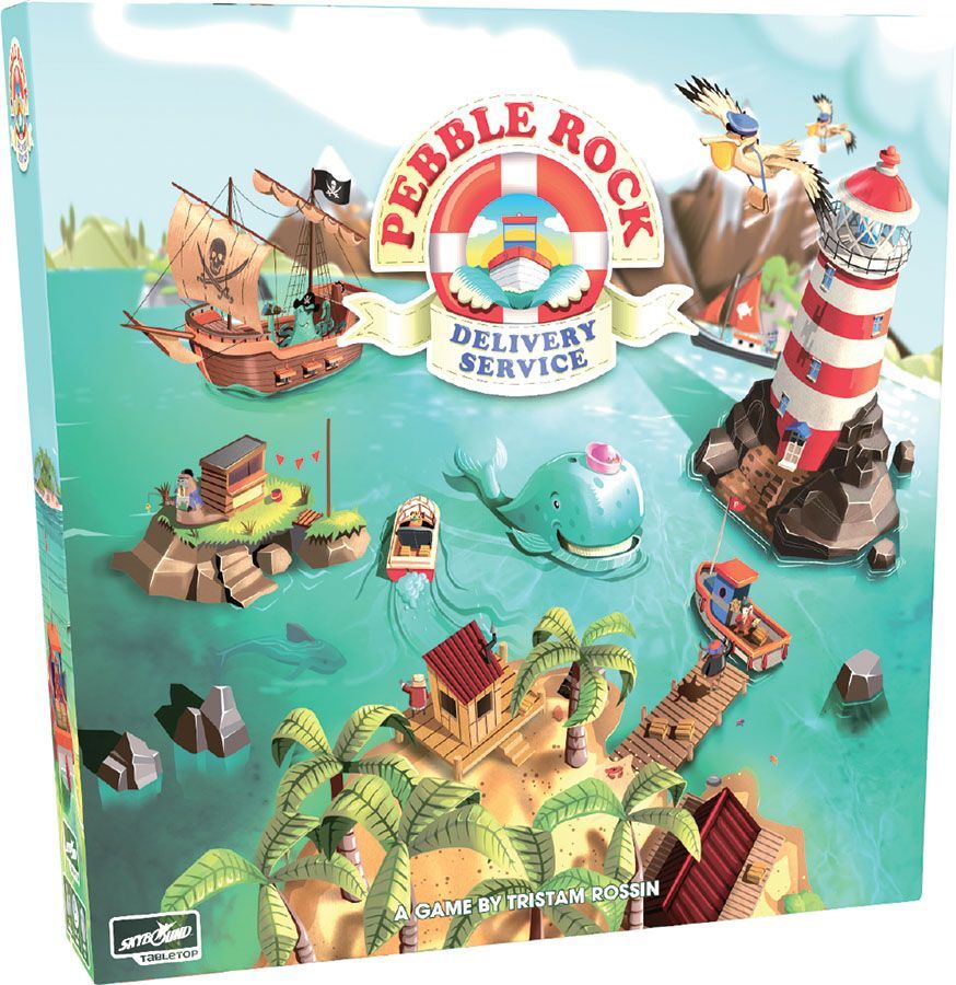 Pebble Rock Delivery Service Card Games Skybound   