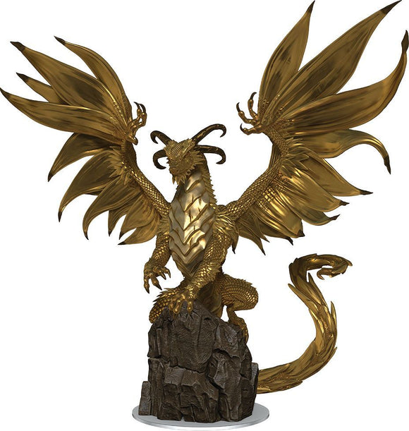 Pathfinder Battles Darklands Rising Mengkare, Great Wyrm Gold Dragon Premium Set Miniatures WizKids   