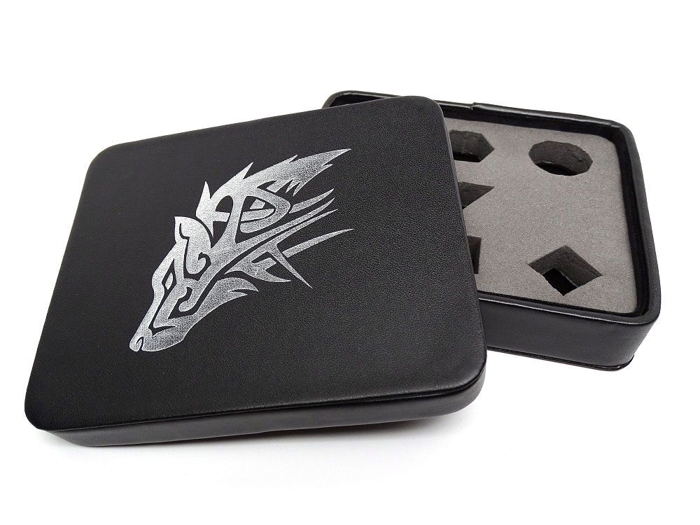 Easy Roller Leather Dice Case - Wolf Dice Easy Roller Dice