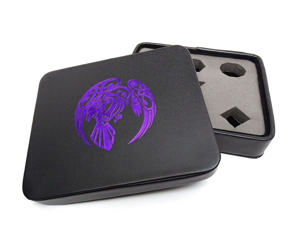 Easy Roller Leather Dice Case - Raven Dice Easy Roller Dice