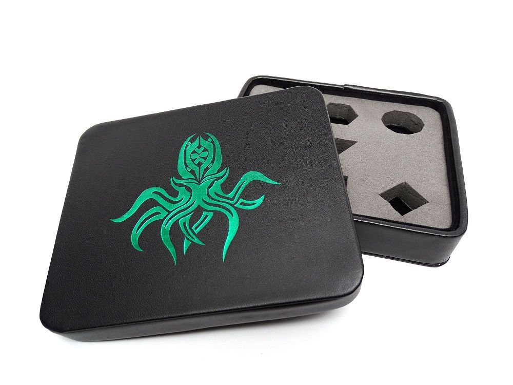 Easy Roller Leather Dice Case - Cthulhu Dice Easy Roller Dice
